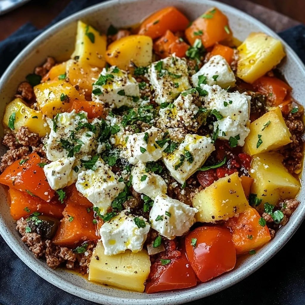 Süßkartoffel-Hackfleisch-Auflauf mit Feta: Ein Unglaublich Ultimatives Rezept für 4 Portionen