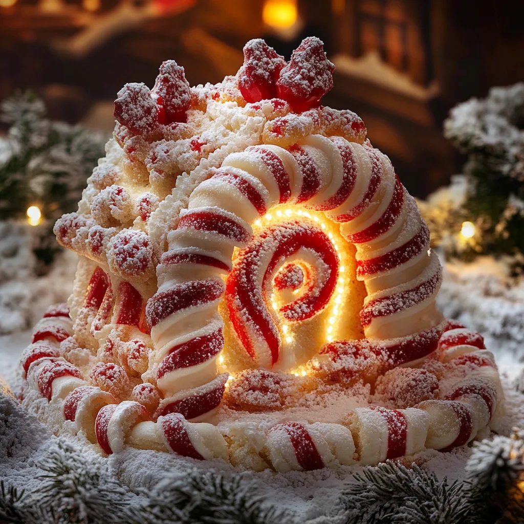 Festliche Zuckerstangen Kekse