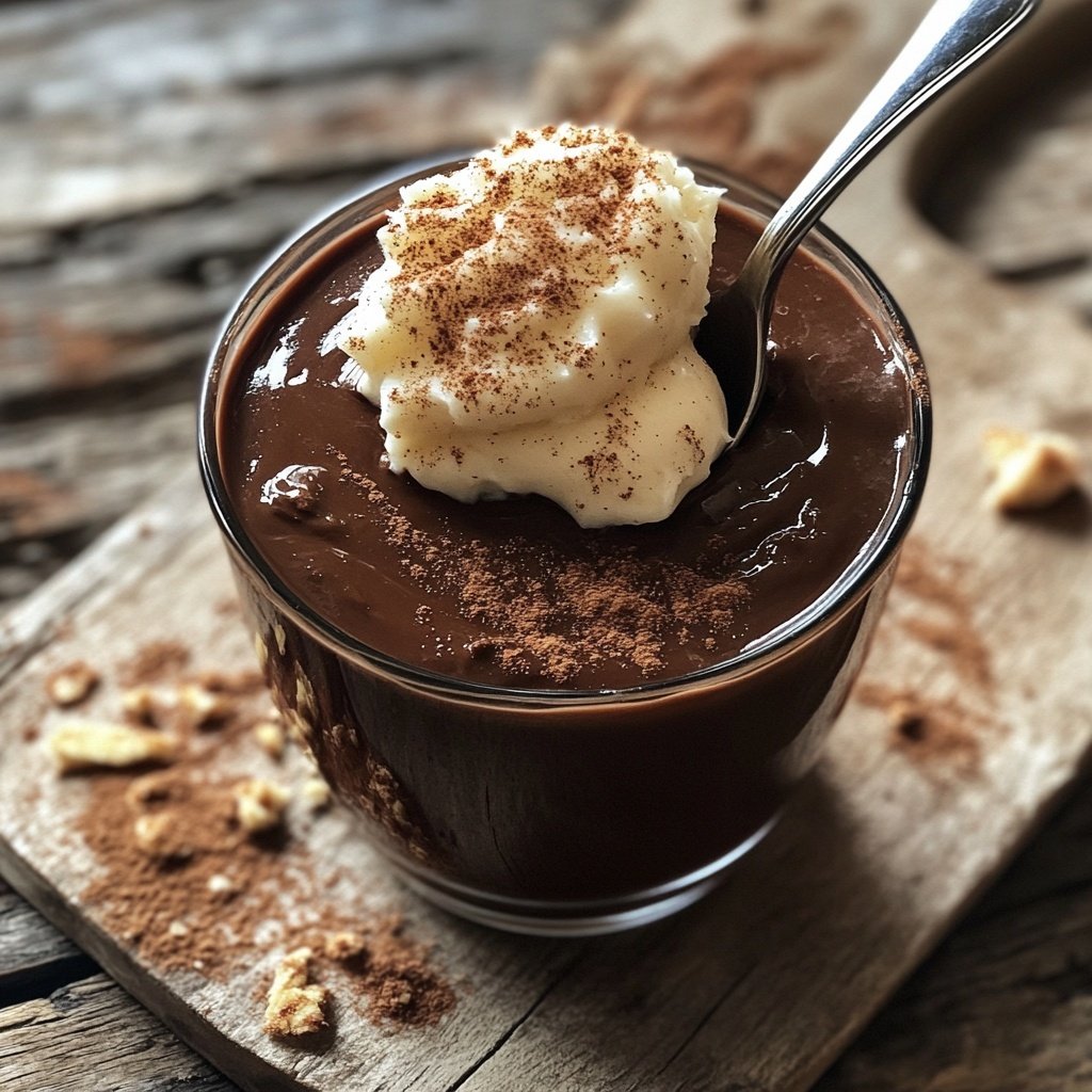 Heiße Schokolade mit Zimt, Vanille und Sahnehaube