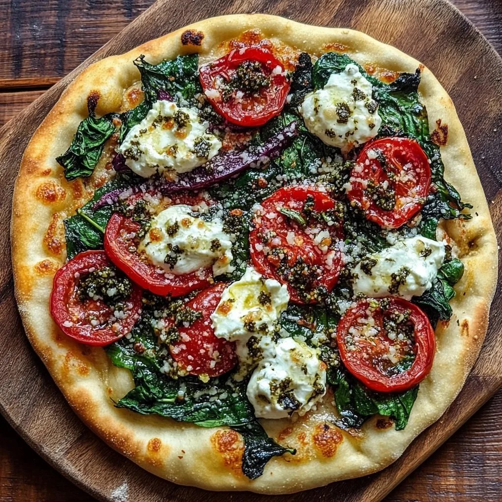 Spinat-Feta-Fladenbrotpizza: Ein Unglaubliches Ultimatives Rezept für 5 Personen