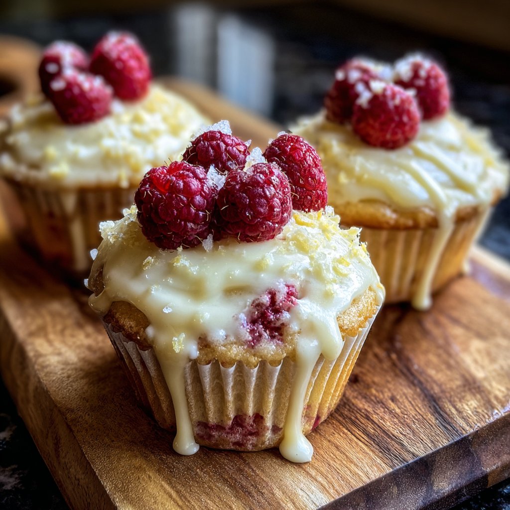 Leichte Zitronen-Beeren-Cupcakes