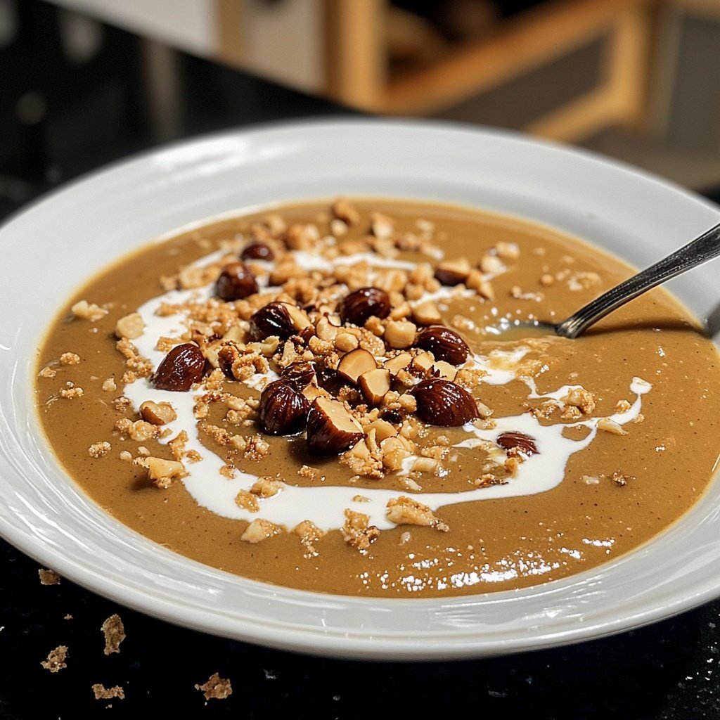 Maronensuppe mit Sahne