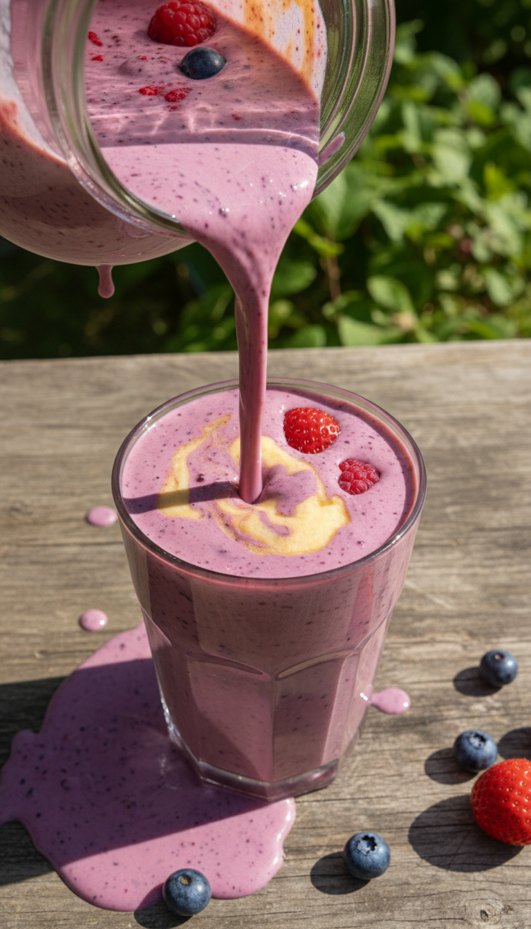 Beeren Protein Smoothie