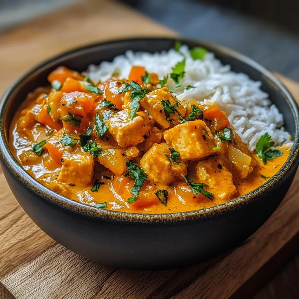 Veganes Kürbis Curry mit Kokosmilch