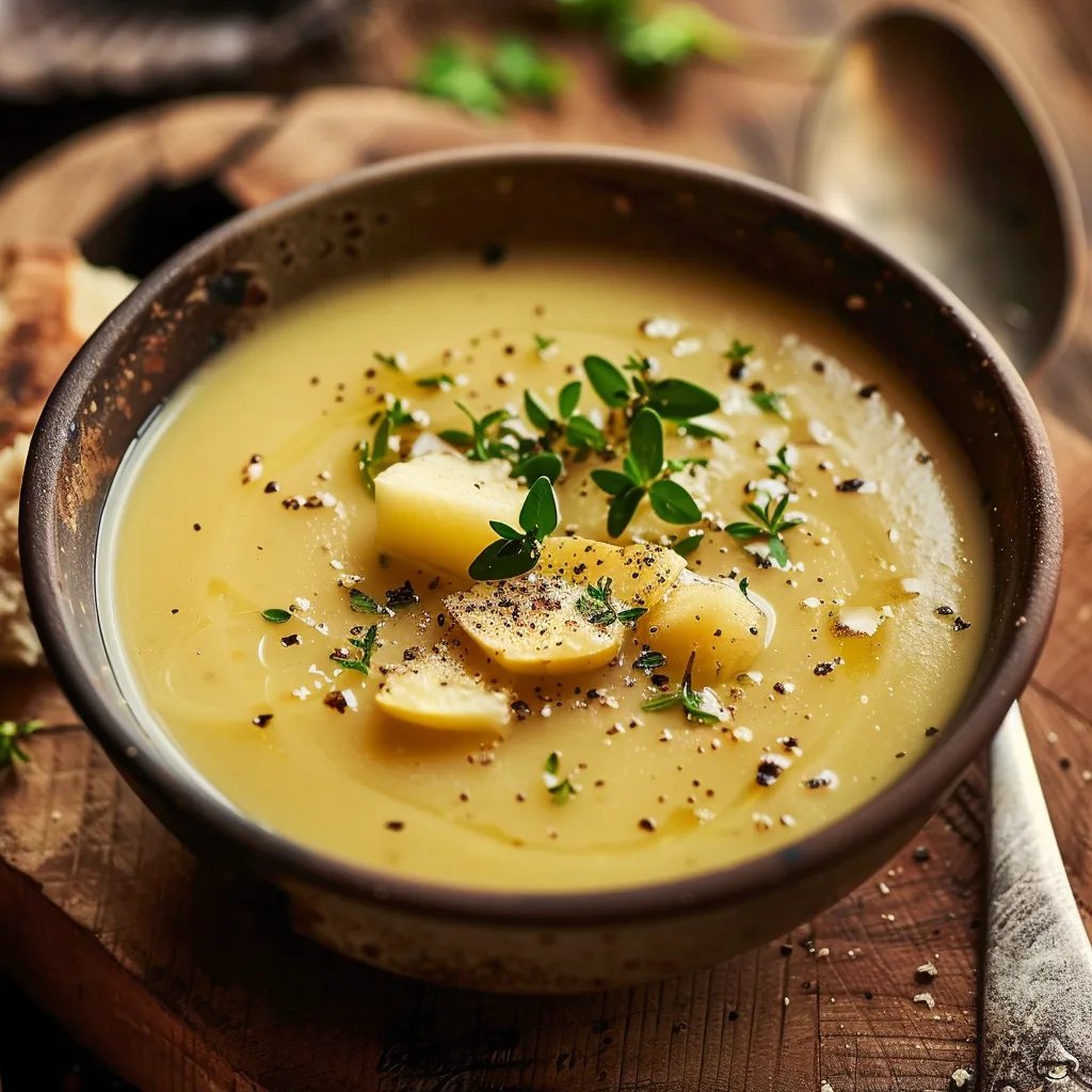 Gemütliche Kartoffel-Lauch-Suppe