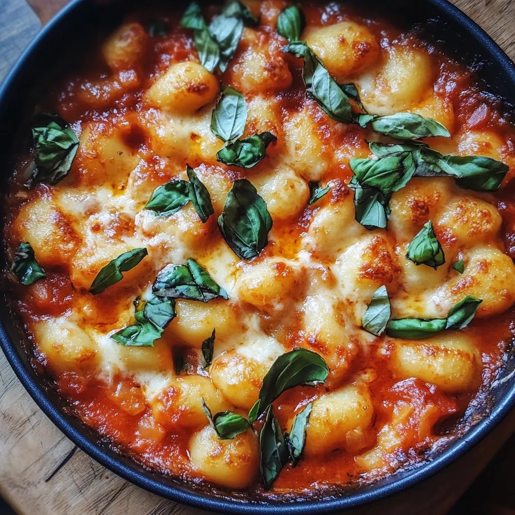 Einfacher Gnocchi-Tomaten-Auflauf