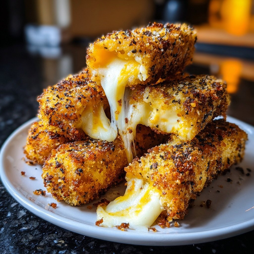 Mozzarella Sticks aus der Heißluftfritteuse