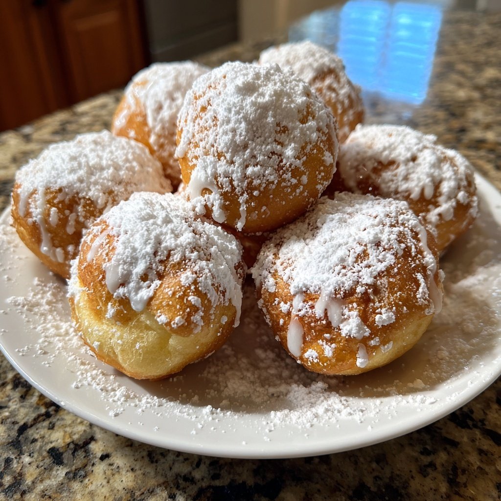 Beignets aus der Heißluftfritteuse