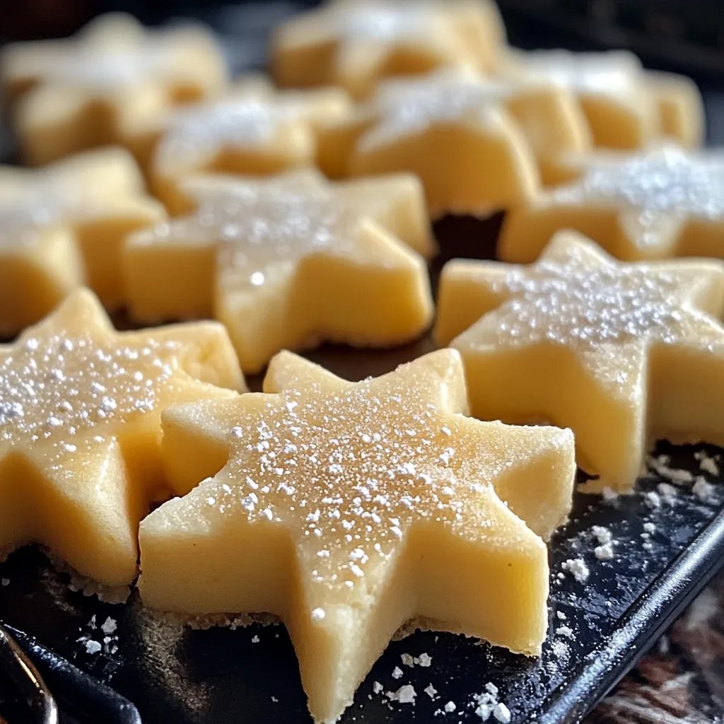 Zarte Zitronensterne