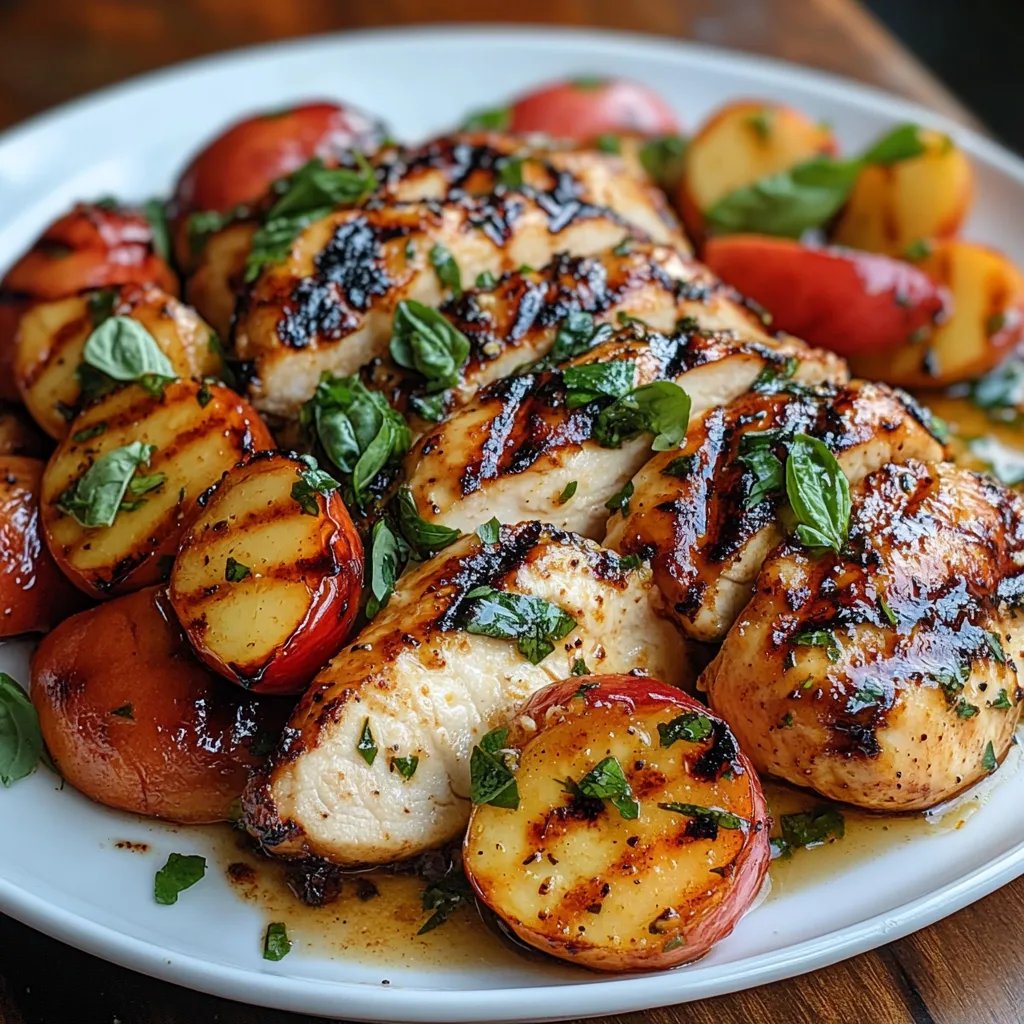 Pfirsich-Caprese-Gegrilltes-Hähnchen: Ein Unglaubliches Ultimatives Rezept