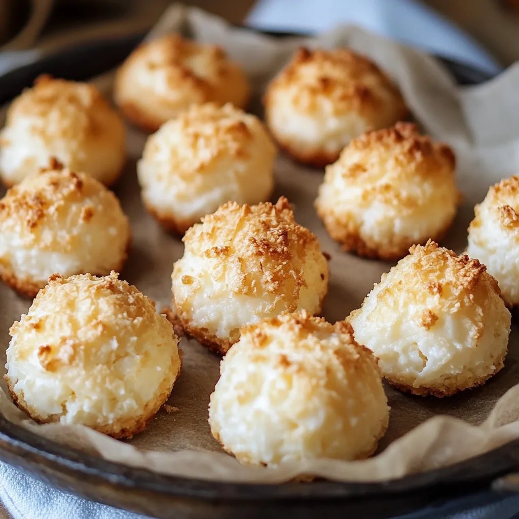 Saftige Kokosmakronen nach Omas bestem Rezept