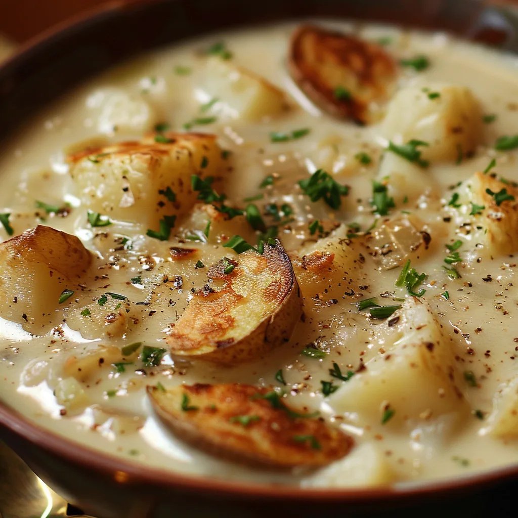 Zwiebel-Kartoffelsuppe