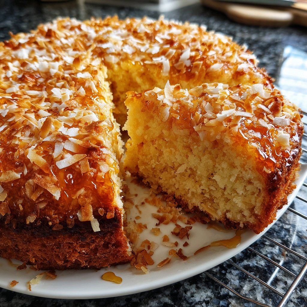 Hawaiianisches Süßbrot mit Kokosnuss