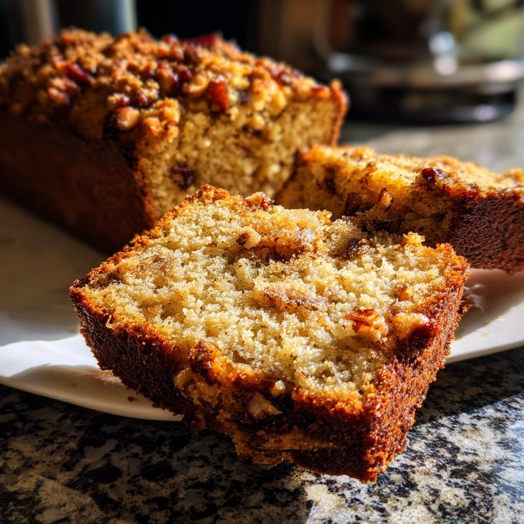 Bananen Pekannuss Kaffee Kuchen