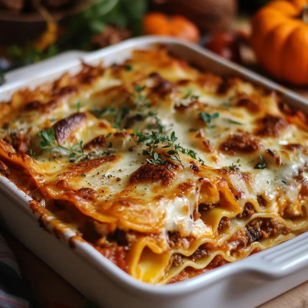 Kürbislasagne – Herbstliches Rezeptgenuss