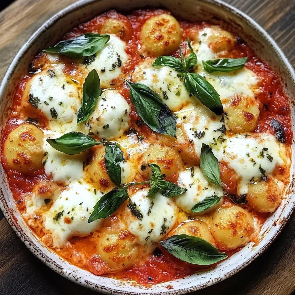 Gnocchi Auflauf Tomate Mozzarella