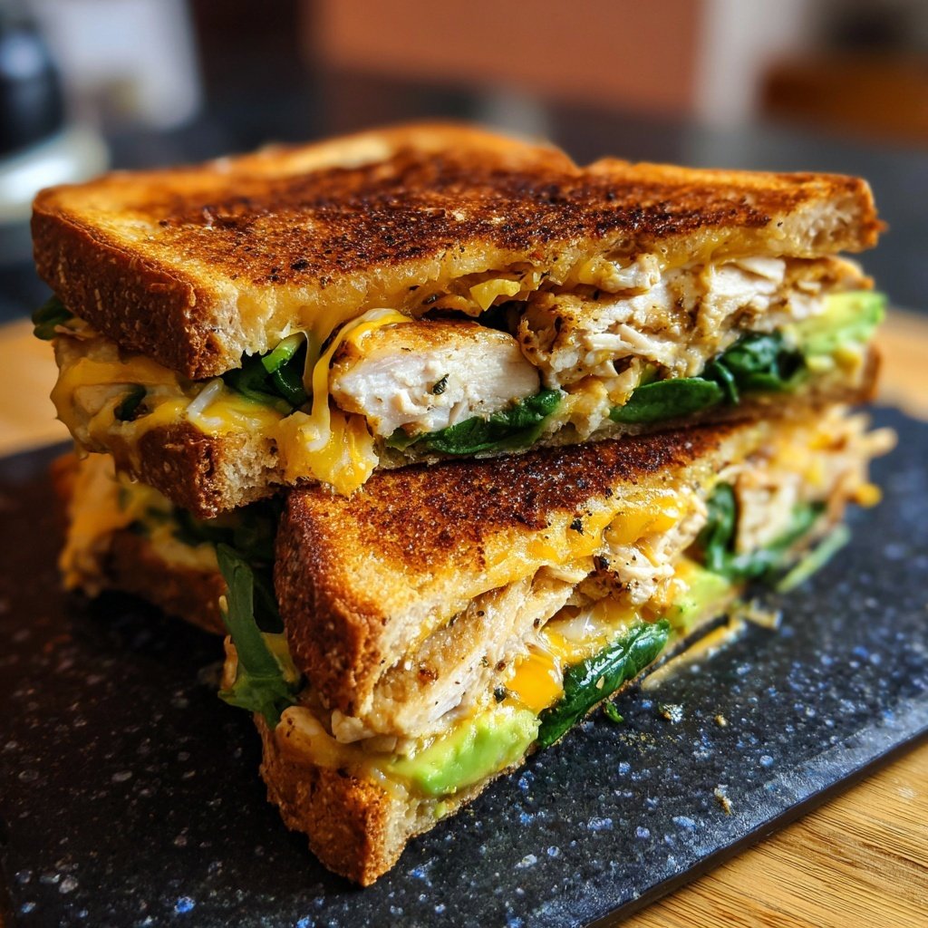 Hohes Protein Frühstücks Sandwich