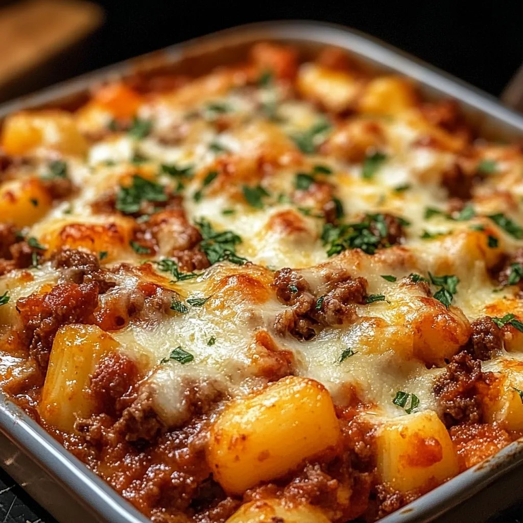 Cheesy Bolognese Gnocchi Bake: Ein Unglaubliches Ultimatives Rezept für 6 Personen