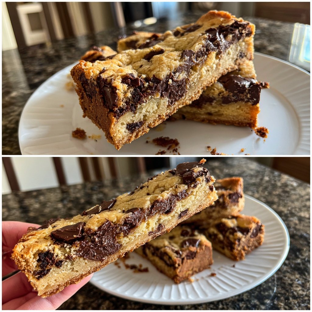 Schoko Chip Käsekuchen Riegel