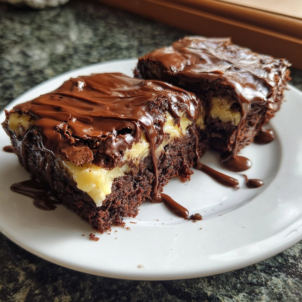 Fudge Topfen Brownies