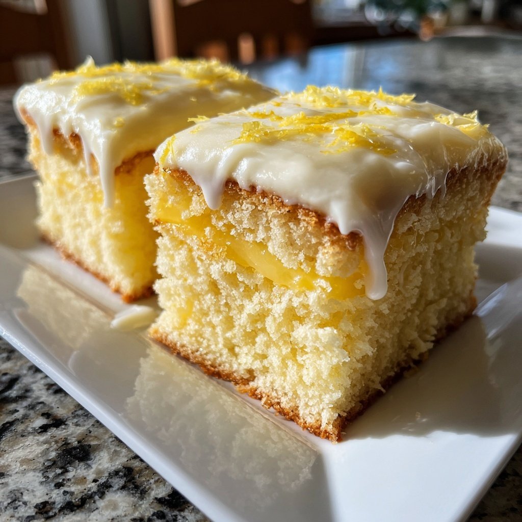 Meyer Zitronen Schachbrett Kuchen