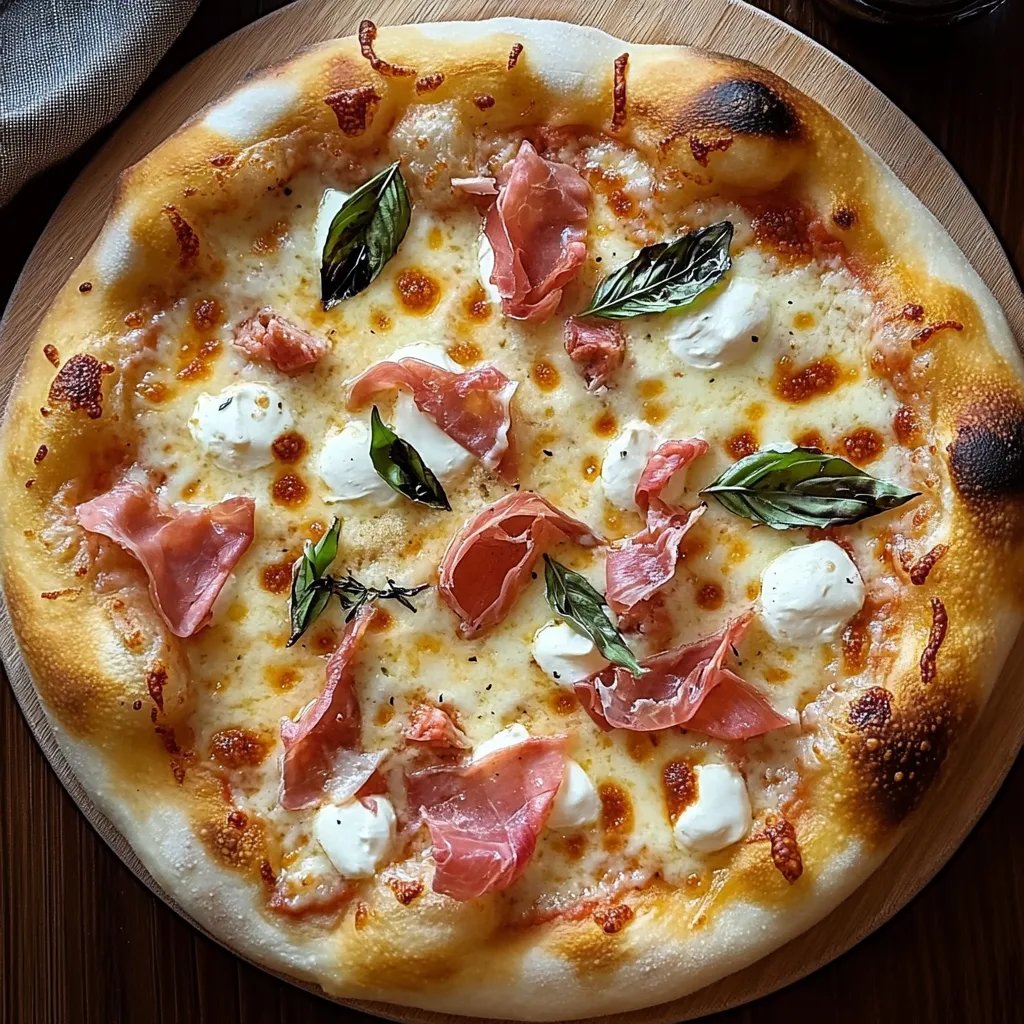 White Pizza w/ Prosciutto: Ein Unglaubliches Ultimatives Rezept für 4 Personen