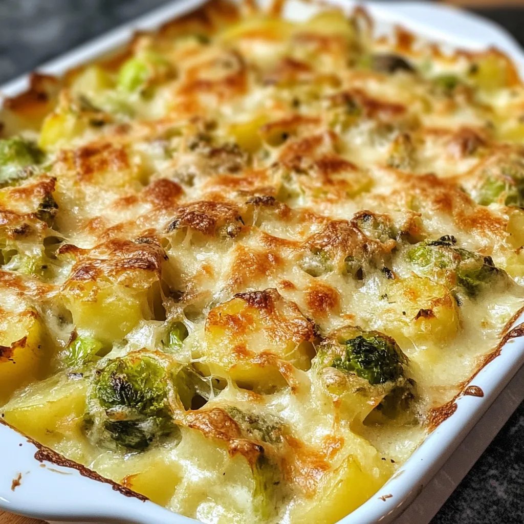 Rosenkohl-Kartoffel-Auflauf