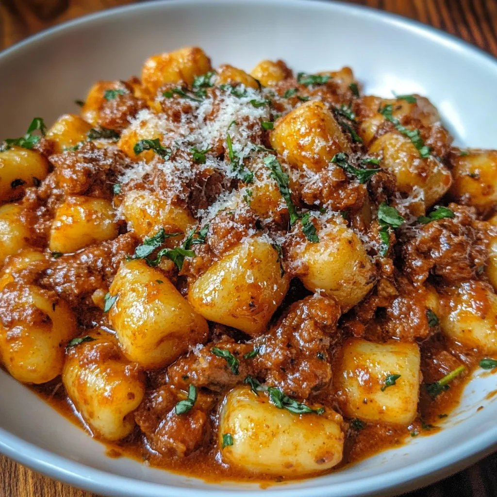 Gnocchi Bolognese
