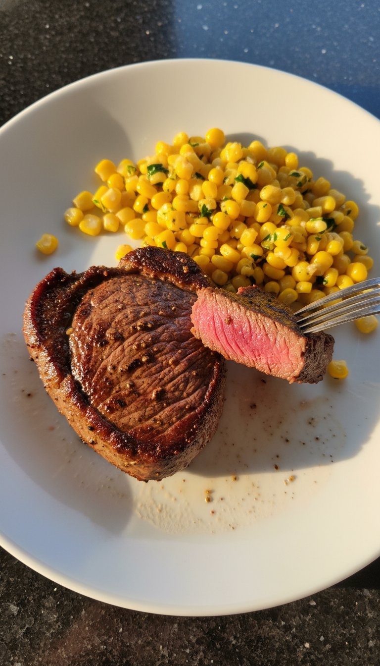 Gourmet Filet Mignon mit Mais​