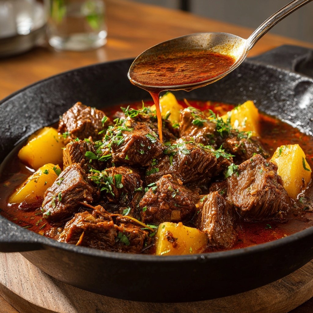 Rind Gulasch mit Pastinaken