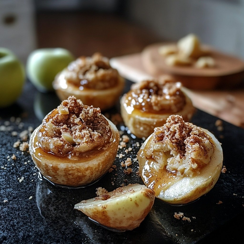 Bratapfel mit Marzipanfüllung