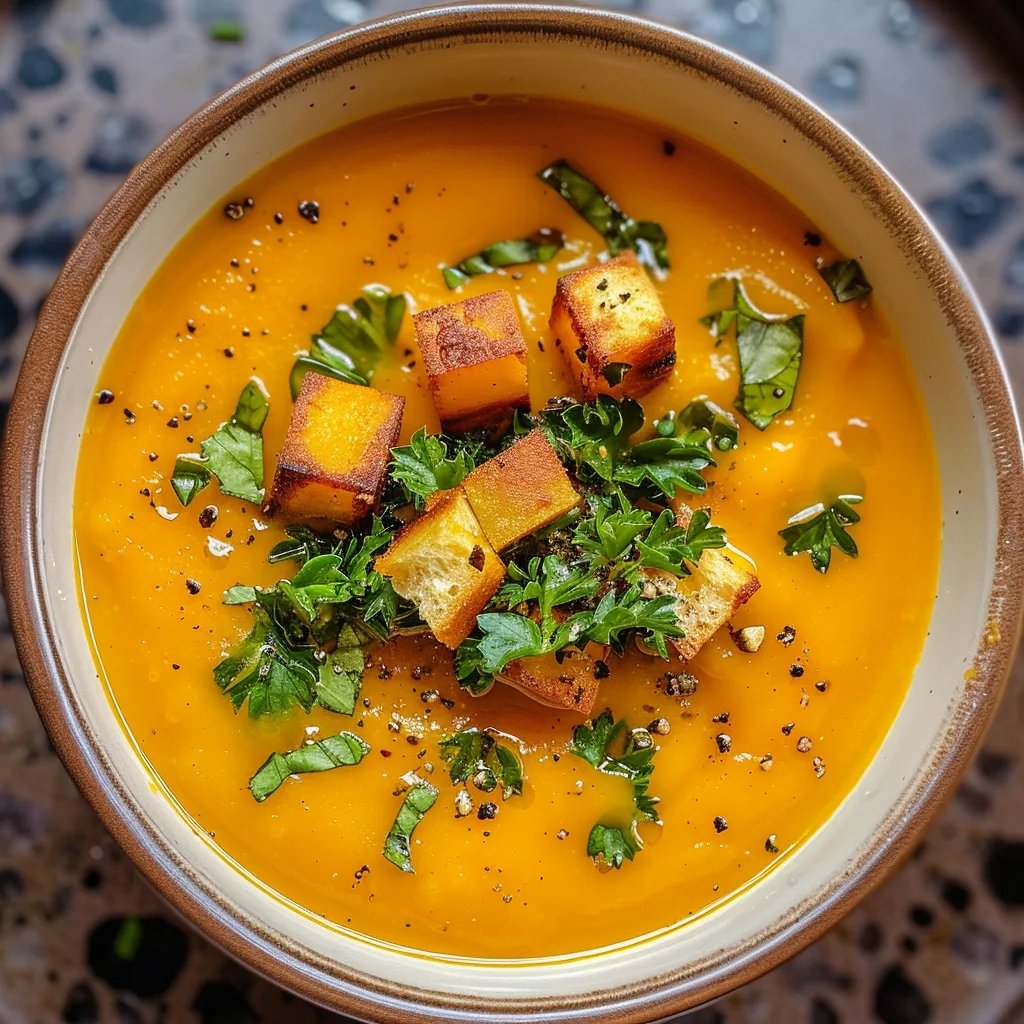 Süßkartoffel Suppe